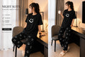 BLACK SMILE HALF  printed design night suit cotton jarsy